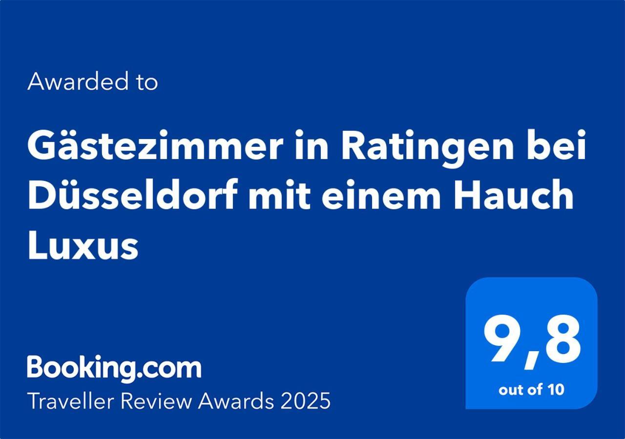Gaestezimmer In Ratingen Bei Duesseldorf Mit Einem Hauch Luxus Εξωτερικό φωτογραφία